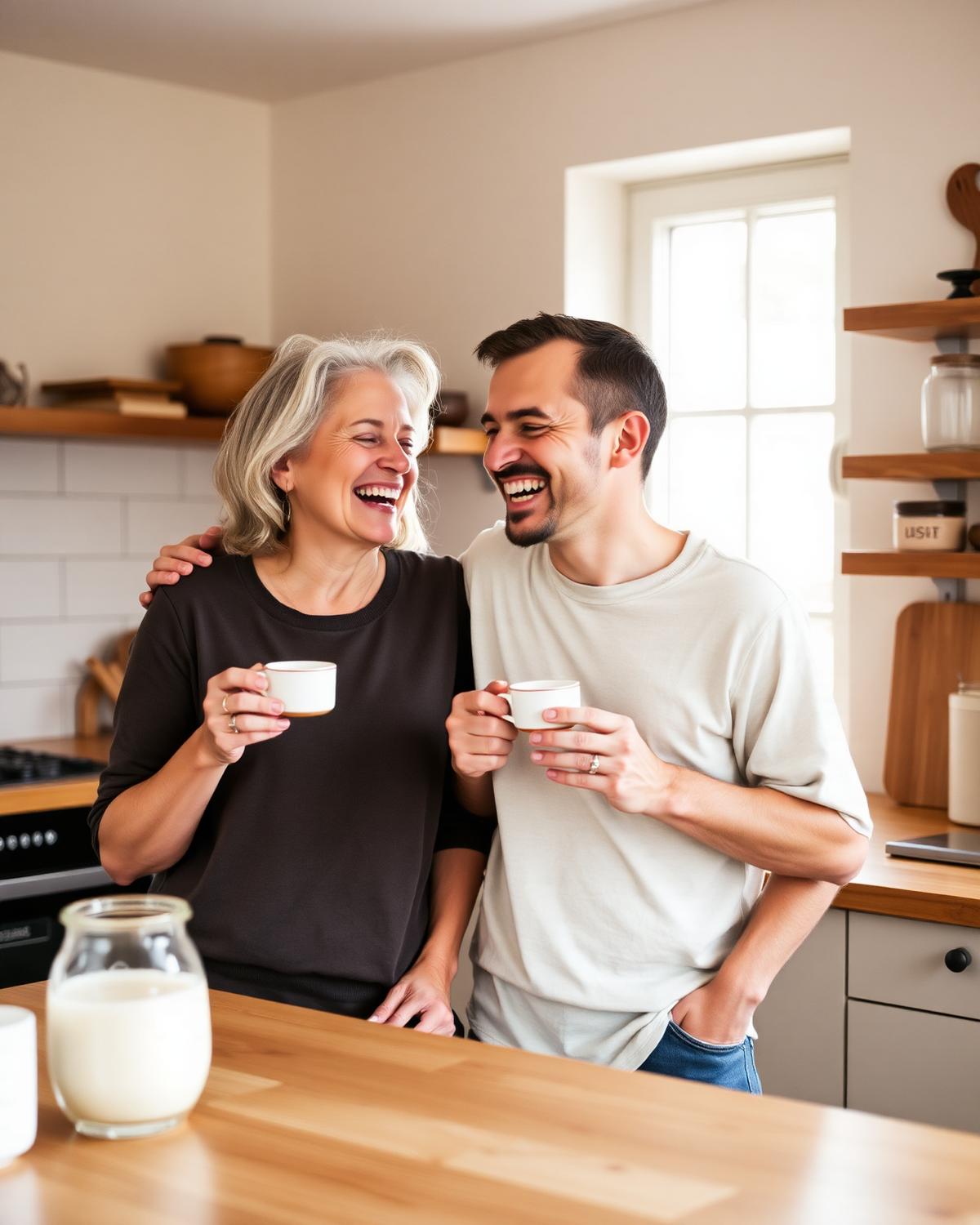 Moeder en zoon, oprichters van KoffieBox